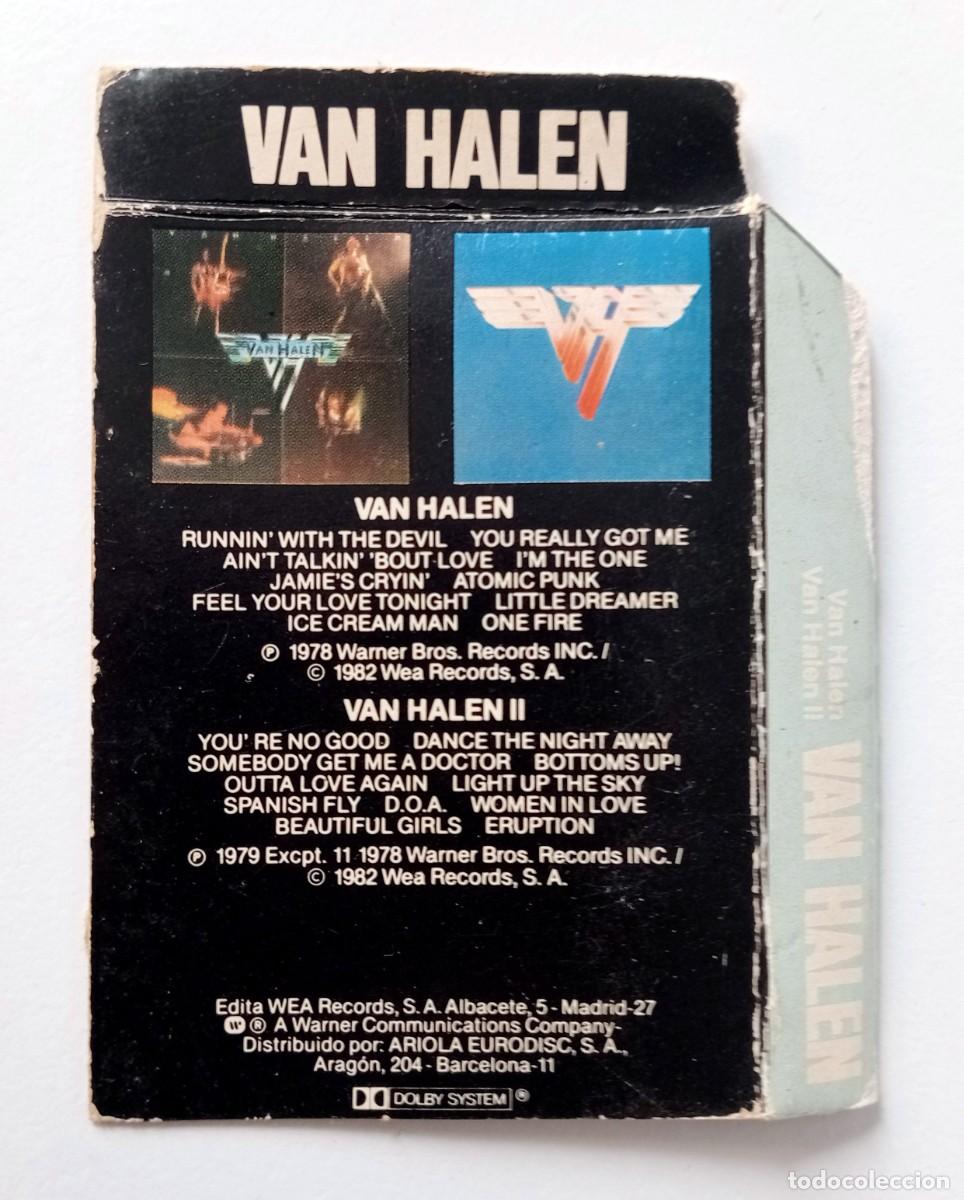 Casetes antiguos: CASSETTE VAN HALEN - VAN HALEN I & II - Foto 5
