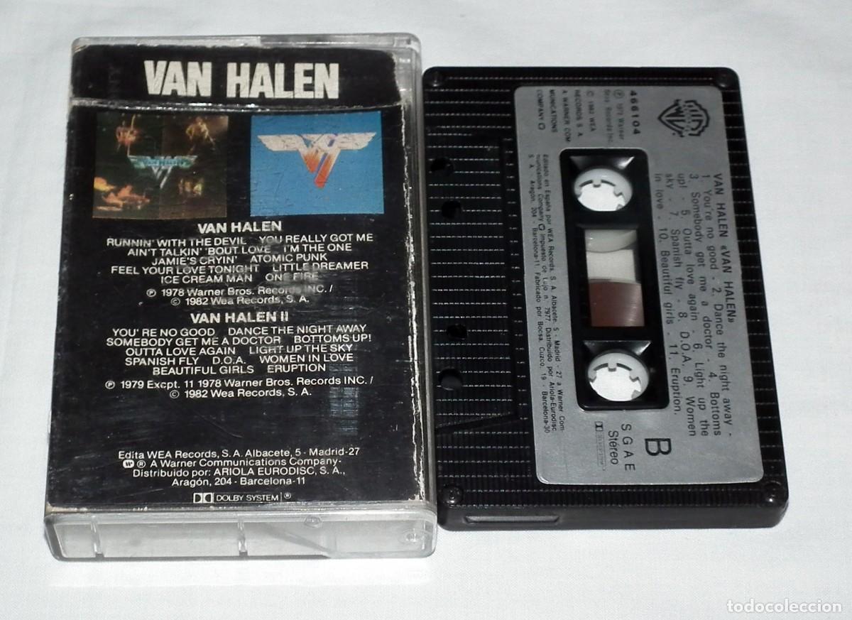 Casetes antiguos: CASSETTE VAN HALEN - VAN HALEN I & II - Foto 1