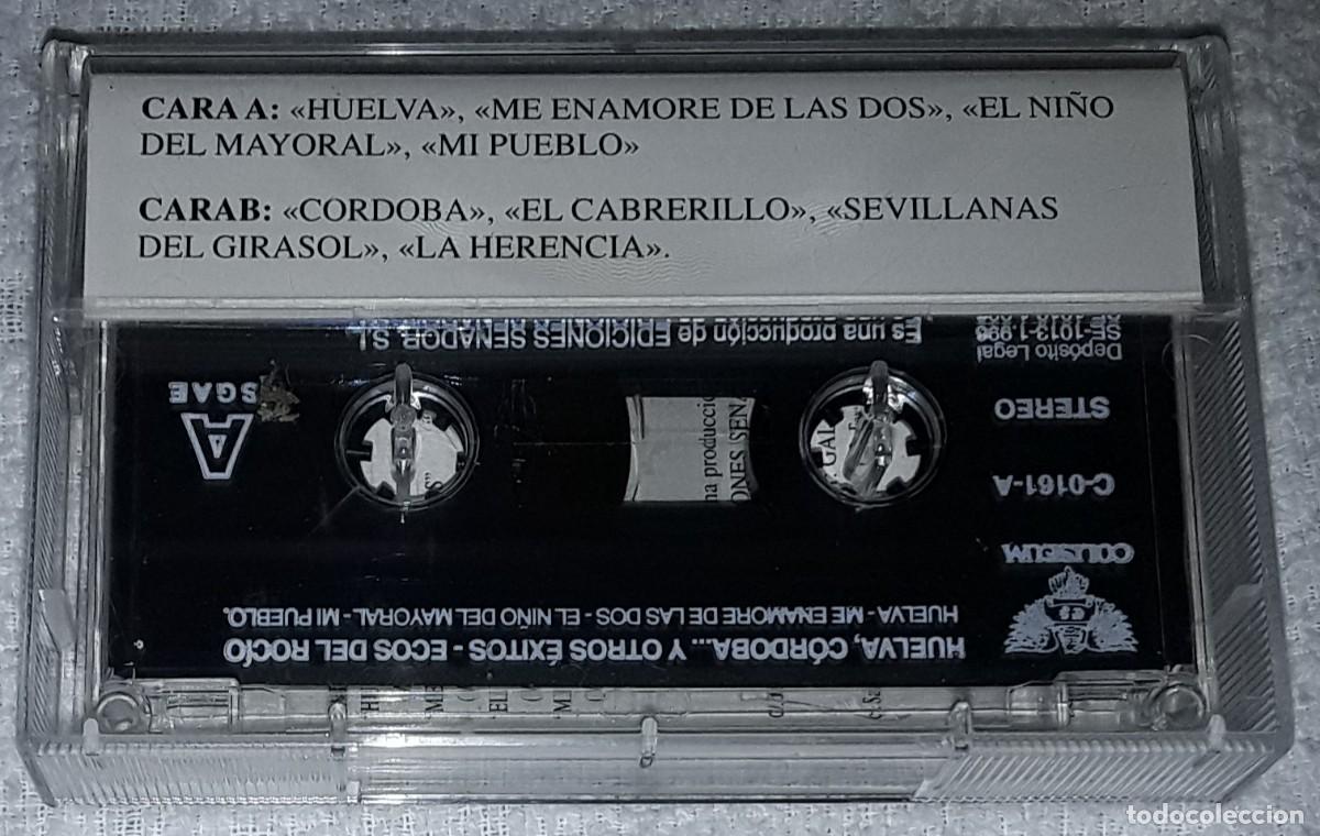 Casetes antiguos: K7 - ECOS DEL ROCIO - HUELVA, CORDOBA... EXITOS - Foto 2