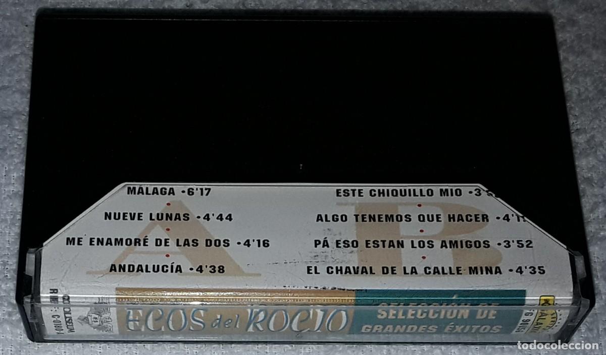 Casetes antiguos: K7 - ECOS DEL ROCIO - SELECCI&Oacute;N DE GRANDES &Eacute;XITOS - Foto 2