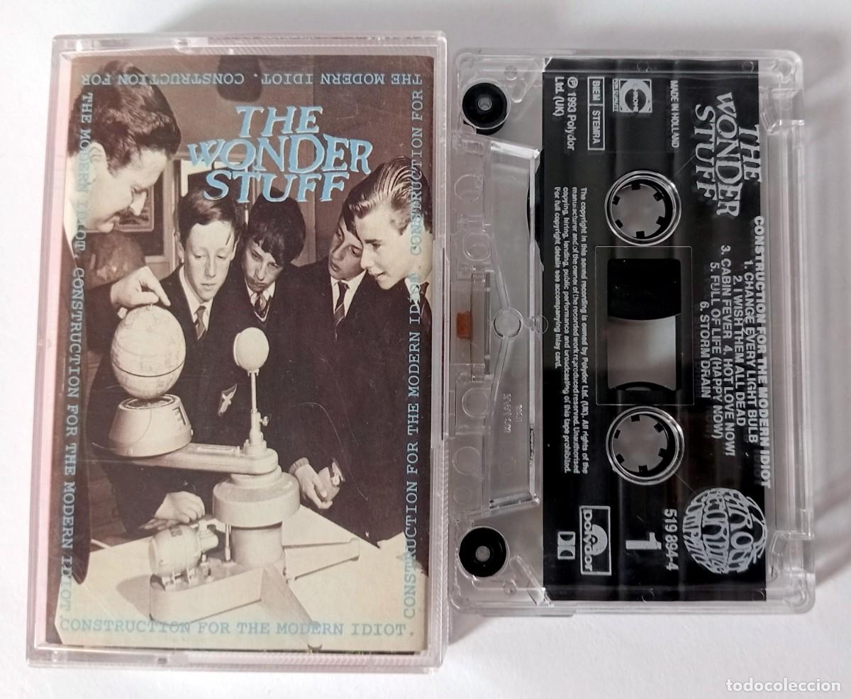 Casetes antiguos: CASSETTE THE WONDER STUFF - CONSTRUCTION FOR THE MODERN IDIOT - Foto 1