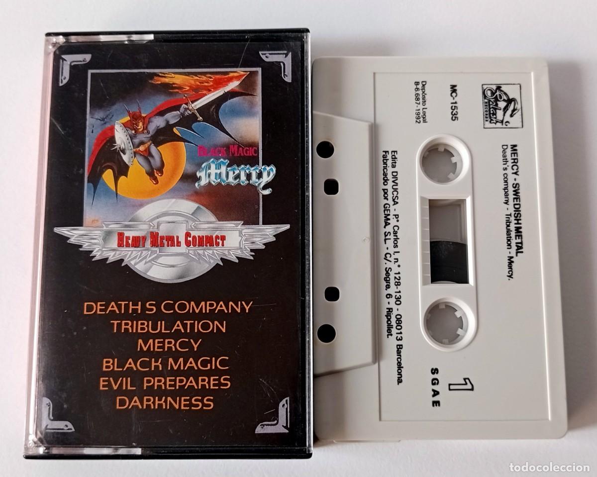 Casetes antiguos: CASSETTE SWEDISH METAL: MERCY - BLACK MAGIC - Foto 1