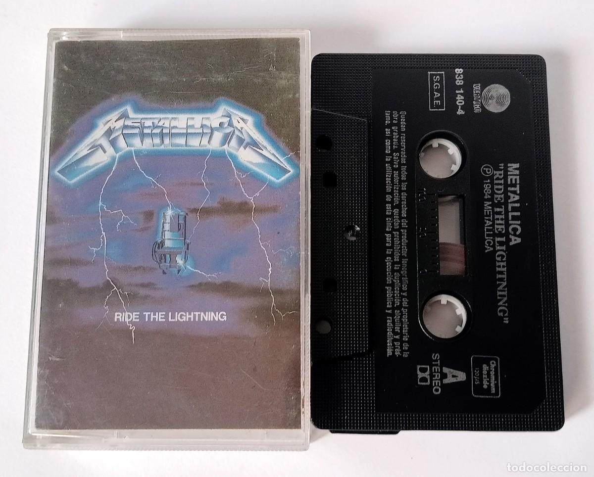 Casetes antiguos: CASSETTE METALLICA - RIDE THE LIGHTNING