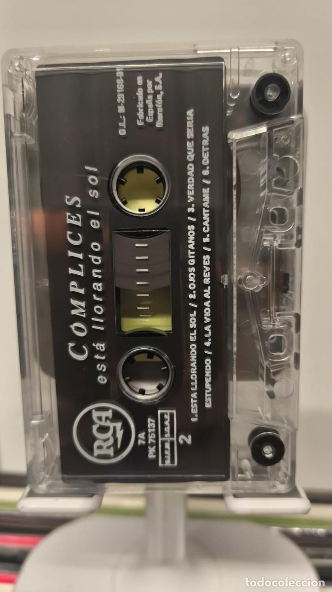Casetes antiguos: C&oacute;mplices - Est&aacute; Llorando el Sol (Cassette) 2 - Foto 5