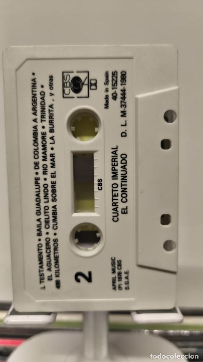 Casetes antiguos: El Continuado del Cuarteto Imperial (Cassette) - Foto 5