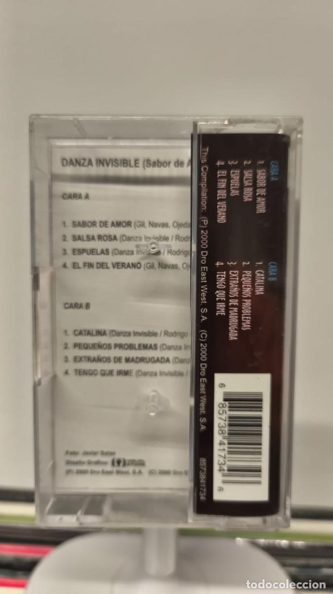 Casetes antiguos: Danza Invisible - Sabor de Amor y Otros &Eacute;xitos (Cassette) - Foto 2