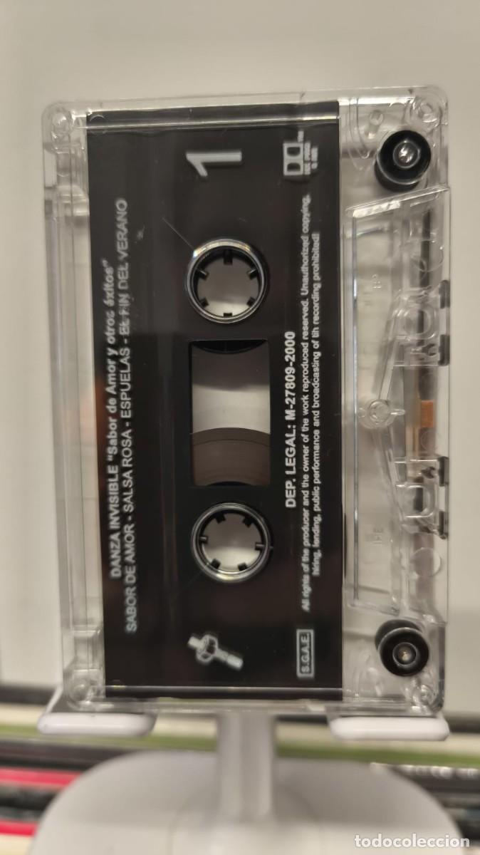 Casetes antiguos: Danza Invisible - Sabor de Amor y Otros &Eacute;xitos (Cassette) - Foto 4