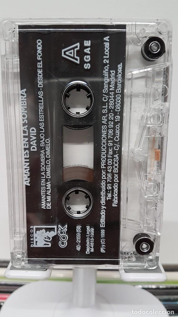 Casetes antiguos: David - Amantes en la Sombra (Cassette) 1 - Foto 4