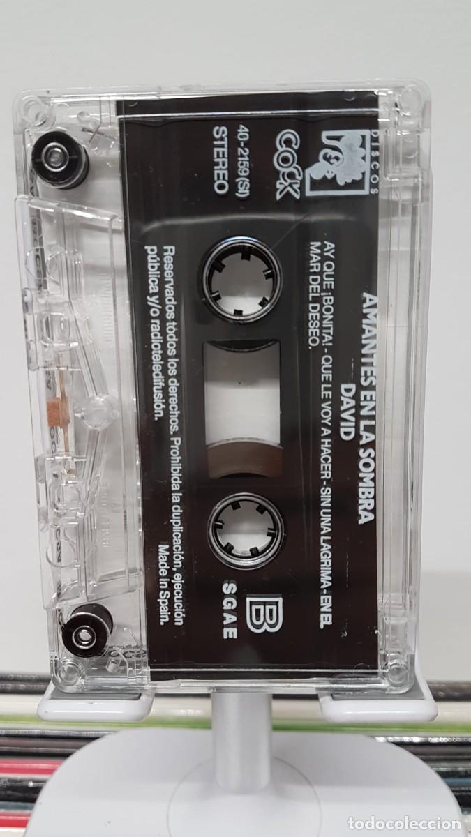 Casetes antiguos: David - Amantes en la Sombra (Cassette) 2 - Foto 5