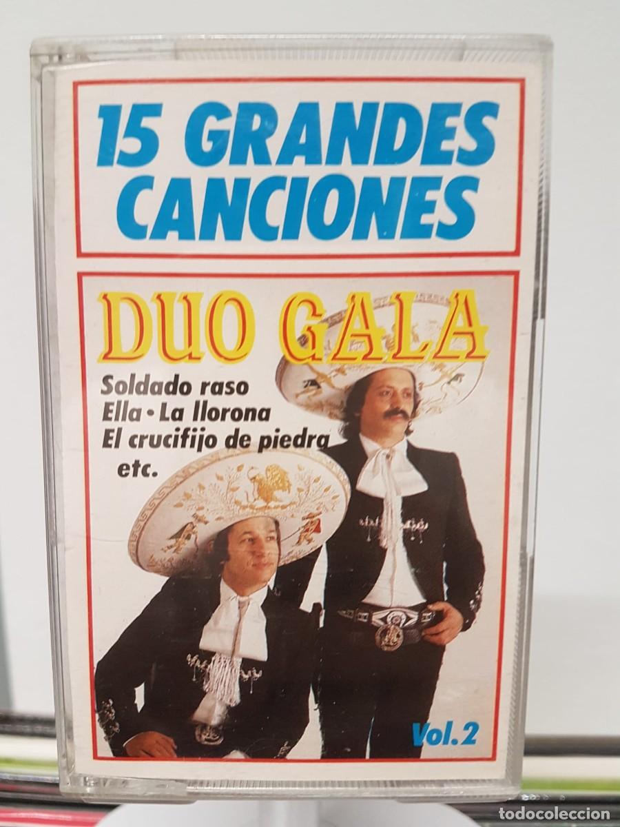 Casetes antiguos: D&uacute;o Gala - 15 Grandes &Eacute;xitos Vol. 2 (Cassette) - Foto 1
