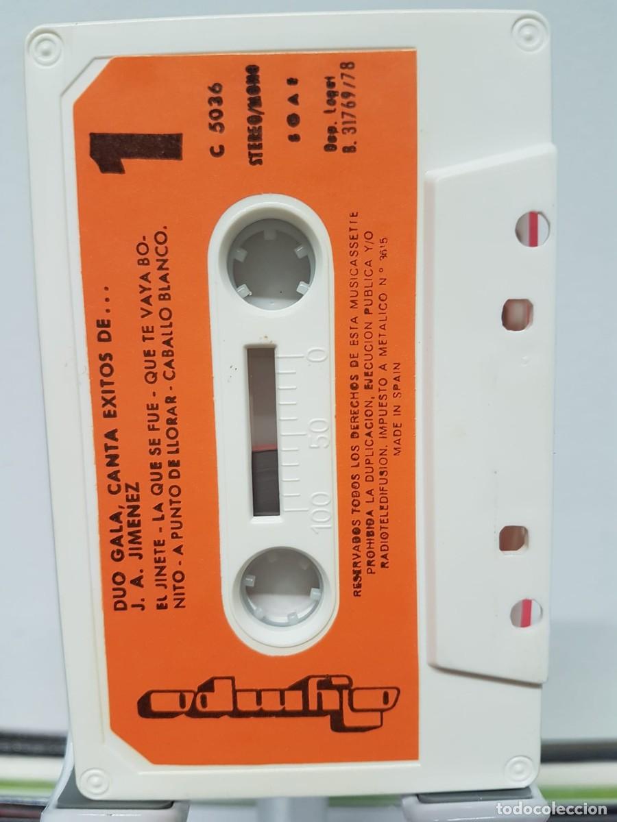 Casetes antiguos: D&uacute;o Gala - Canta &Eacute;xitos de J.A. Jim&eacute;nez 1 (Cassette) - Foto 4