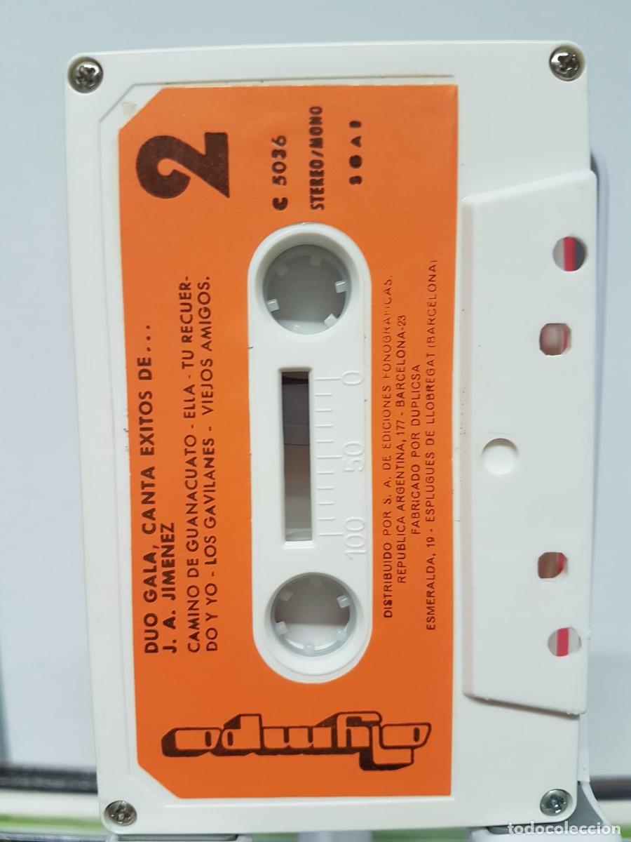 Casetes antiguos: D&uacute;o Gala - Canta &Eacute;xitos de J.A. Jim&eacute;nez 1 (Cassette) - Foto 5