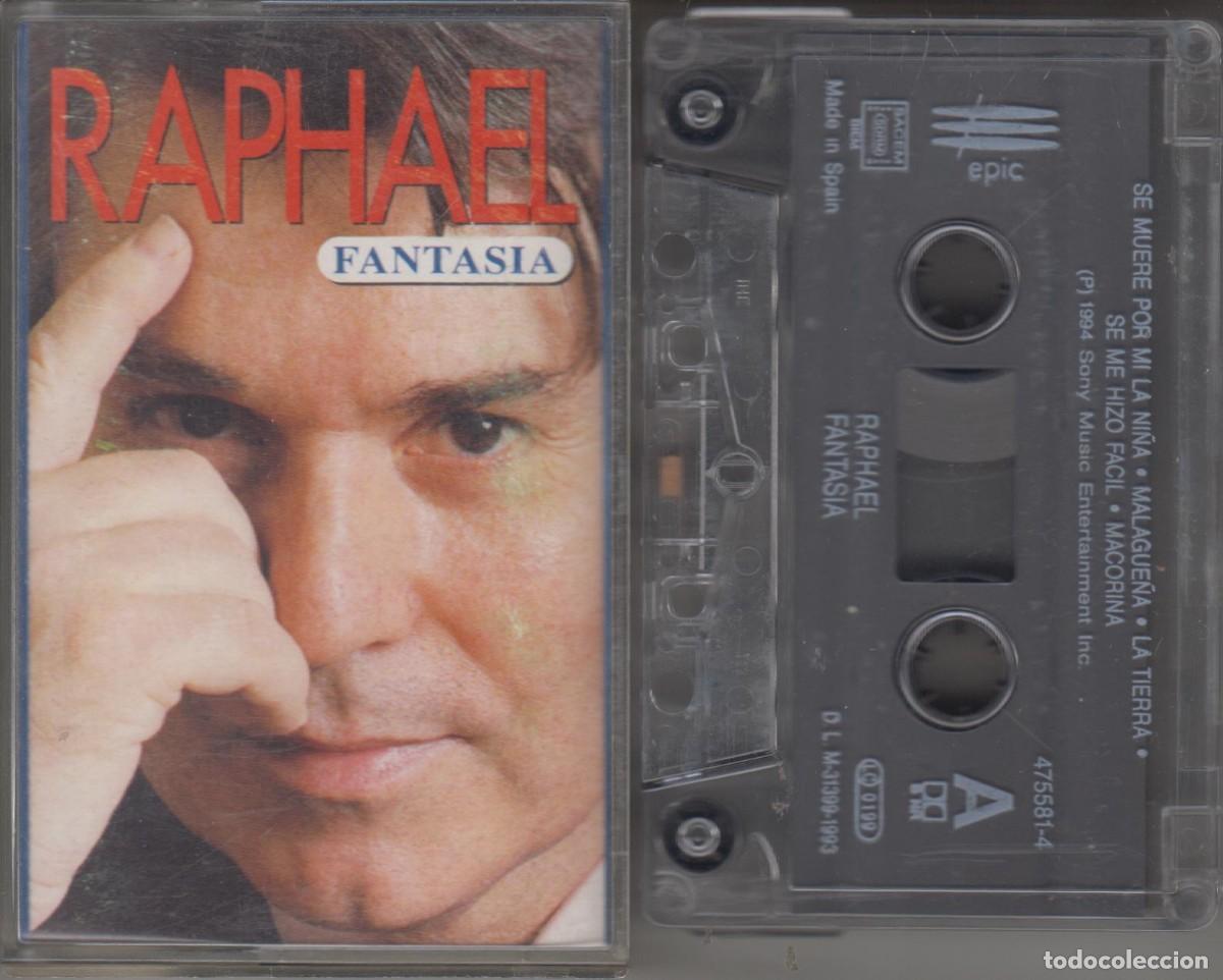 Casetes antiguos: Raphael cassette Fantas&iacute;a 1993 - Foto 1