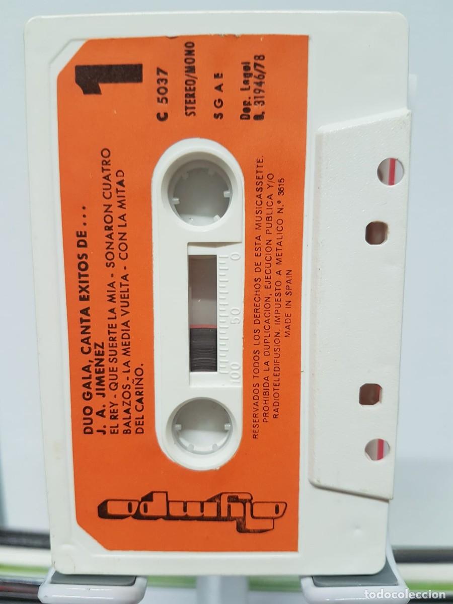 Casetes antiguos: D&uacute;o Gala - Canta &Eacute;xitos de J.A. Jim&eacute;nez 2 (Cassette) - Foto 4