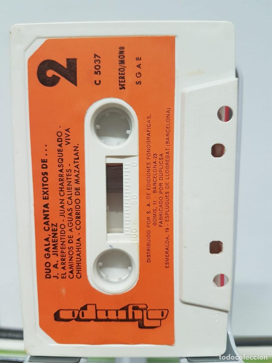 Casetes antiguos: D&uacute;o Gala - Canta &Eacute;xitos de J.A. Jim&eacute;nez 2 (Cassette) - Foto 5