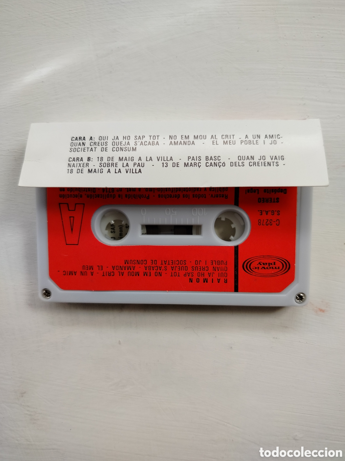 Casetes antiguos: Raimon Cassette 1975 - Foto 2