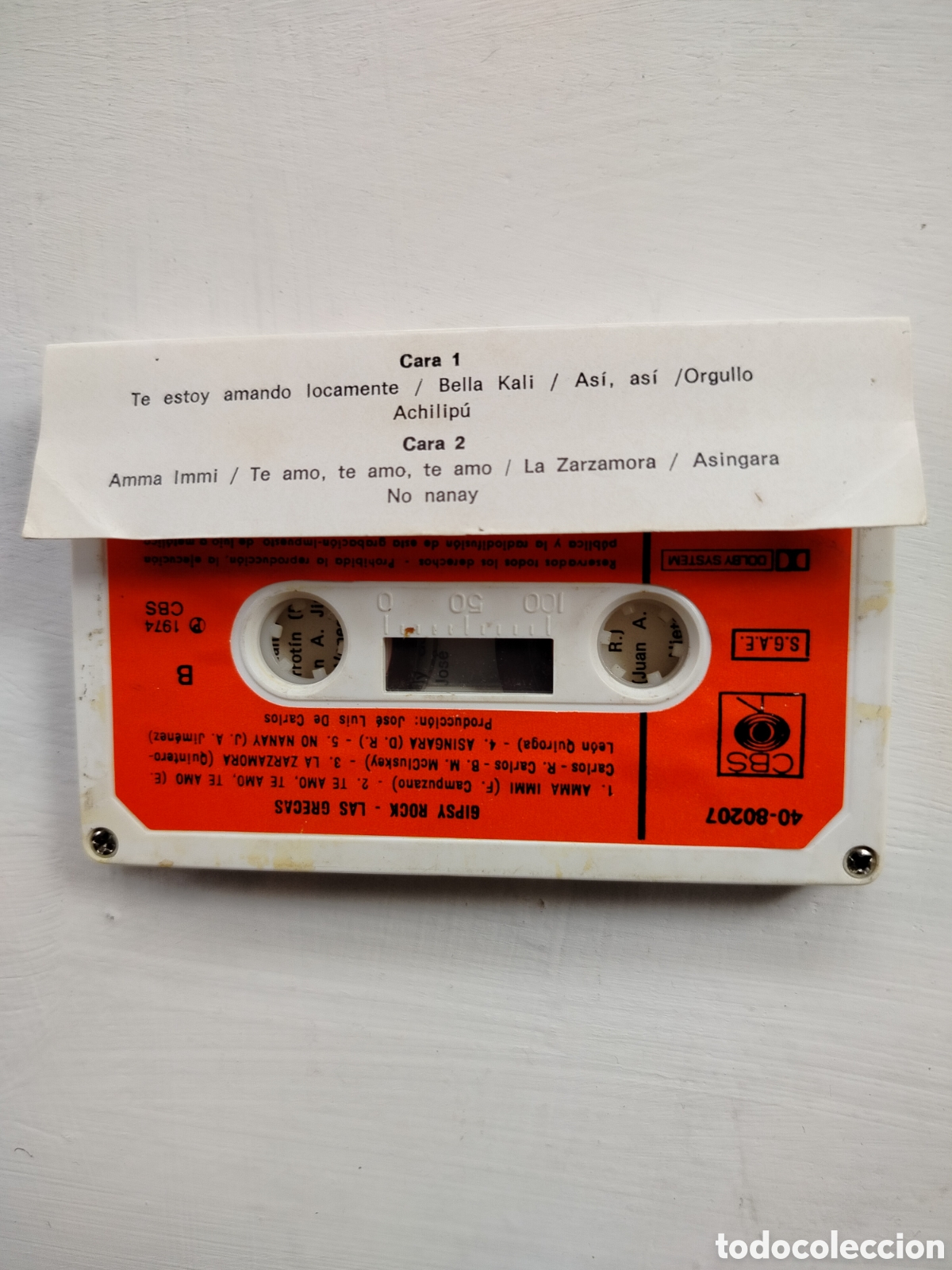 Casetes antiguos: Las Grecas Cassette. - Foto 2