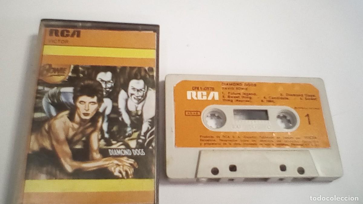 Casetes antiguos: Bowie &ndash; Diamond Dogs . Spain 1974 - Foto 1