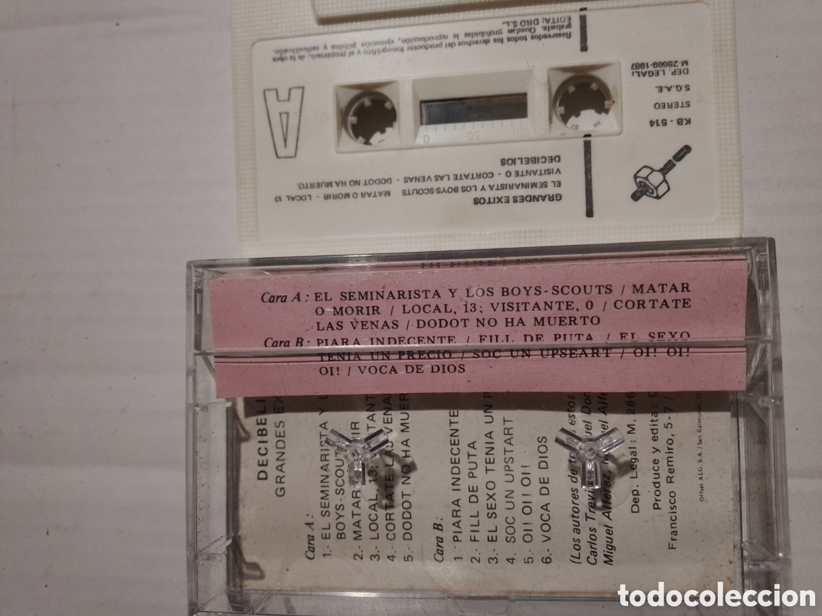 Casetes antiguos: DECIBELIOS - GRANDES EXITOS - CASETE - Foto 2