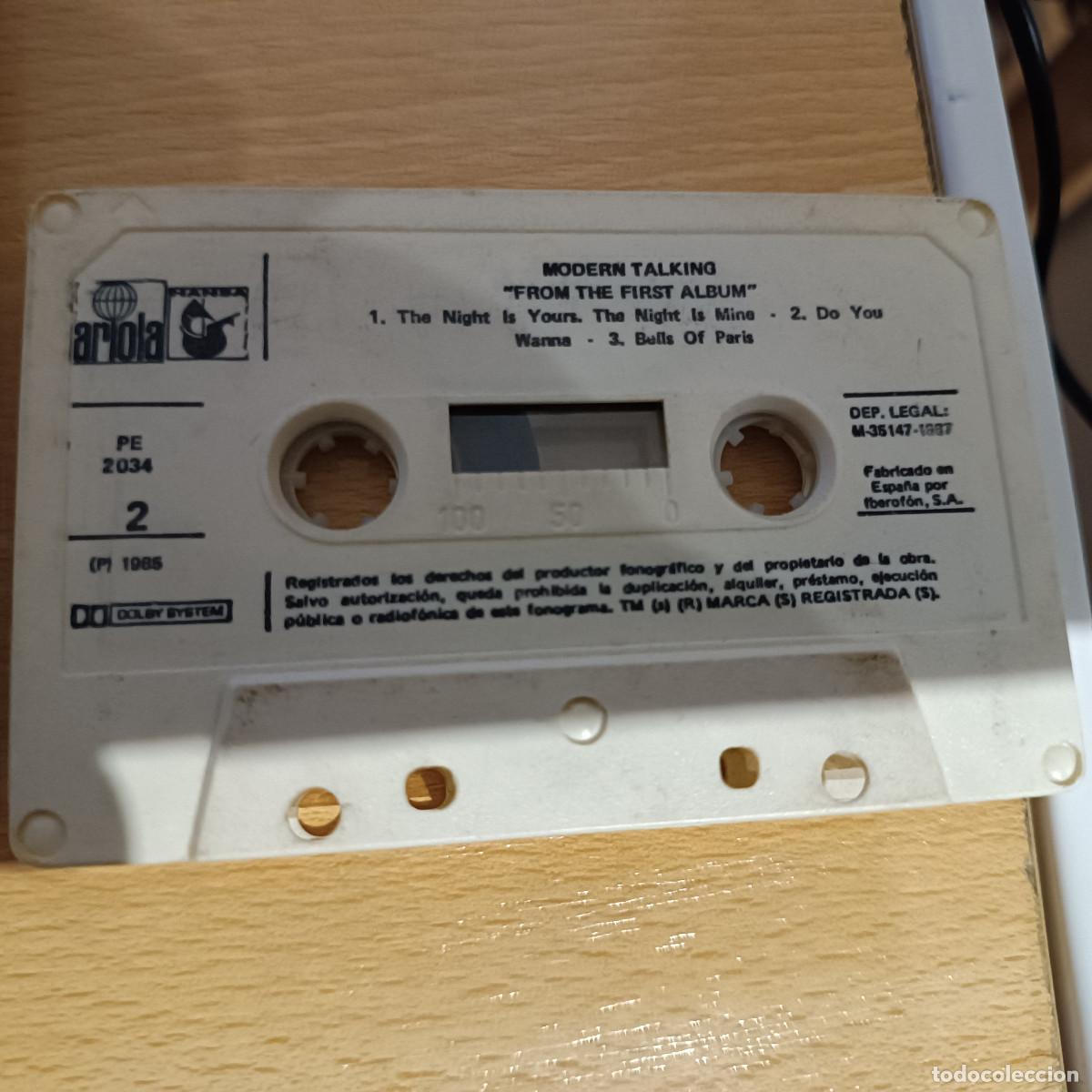 Casetes antiguos: CASETE MODERN TALKING, DE 1985, CON ESTUCHE - Foto 3