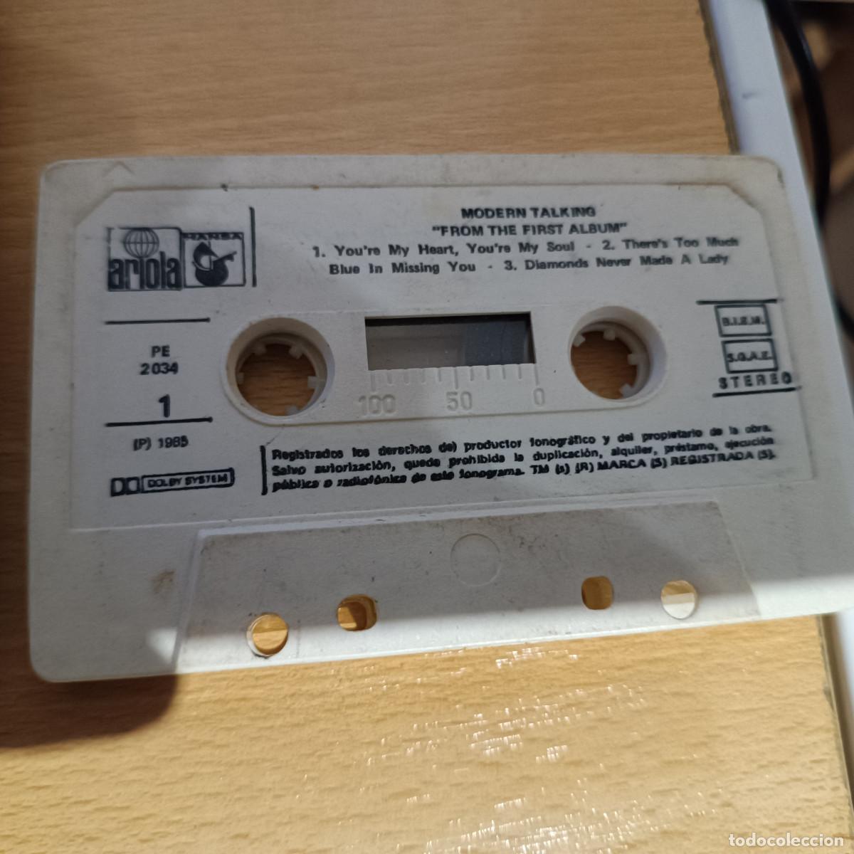 Casetes antiguos: CASETE MODERN TALKING, DE 1985, CON ESTUCHE - Foto 4