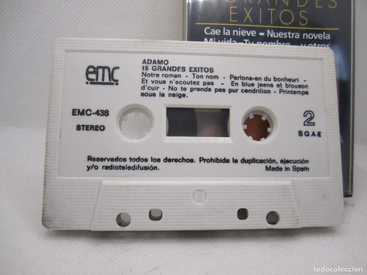 Casetes antiguos: casete adamo 15 grandes exitos - Foto 2