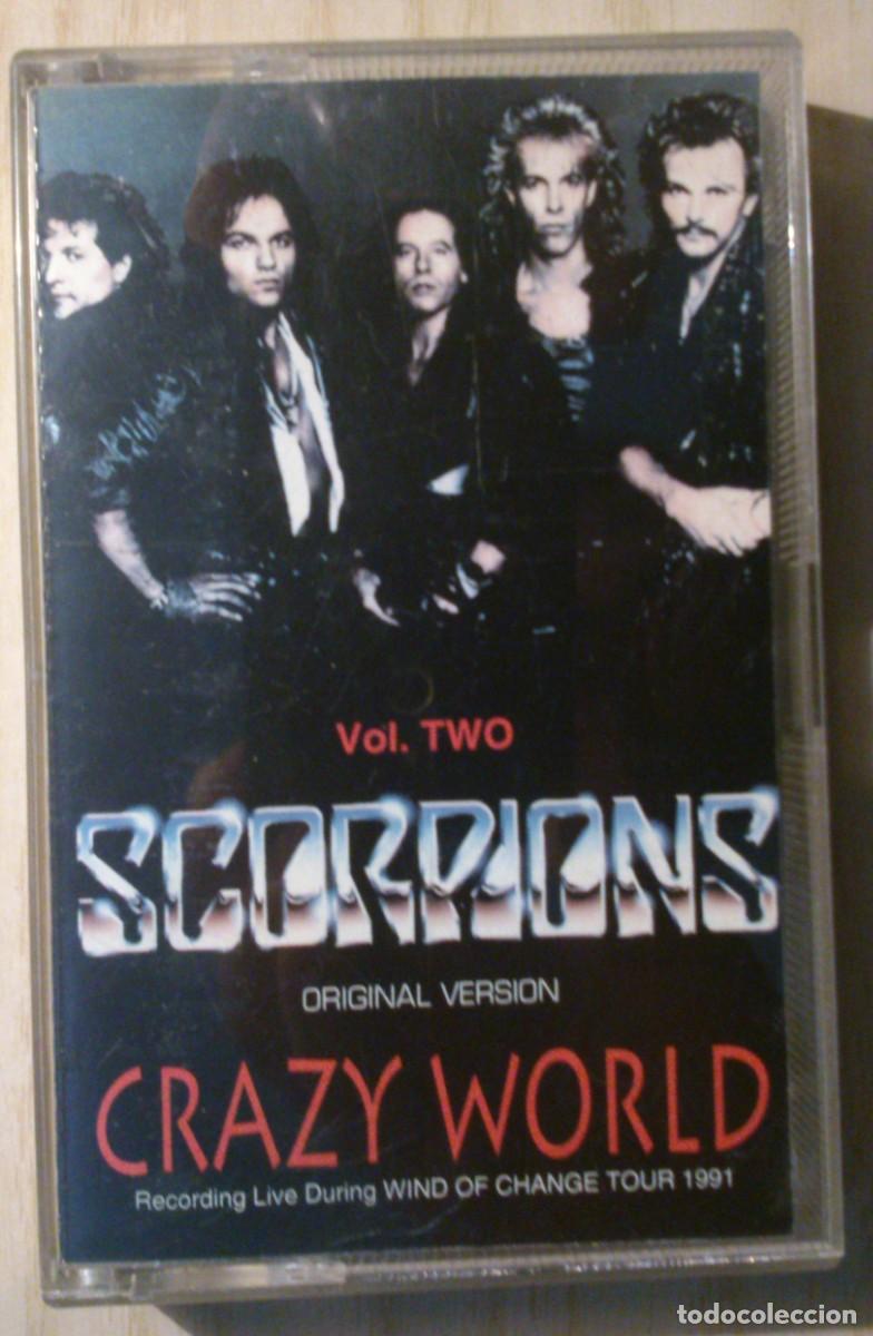 Casetes antiguos: CASSETTE SCORPIONS CRAZY WORLD - VOL.TWO - Foto 1