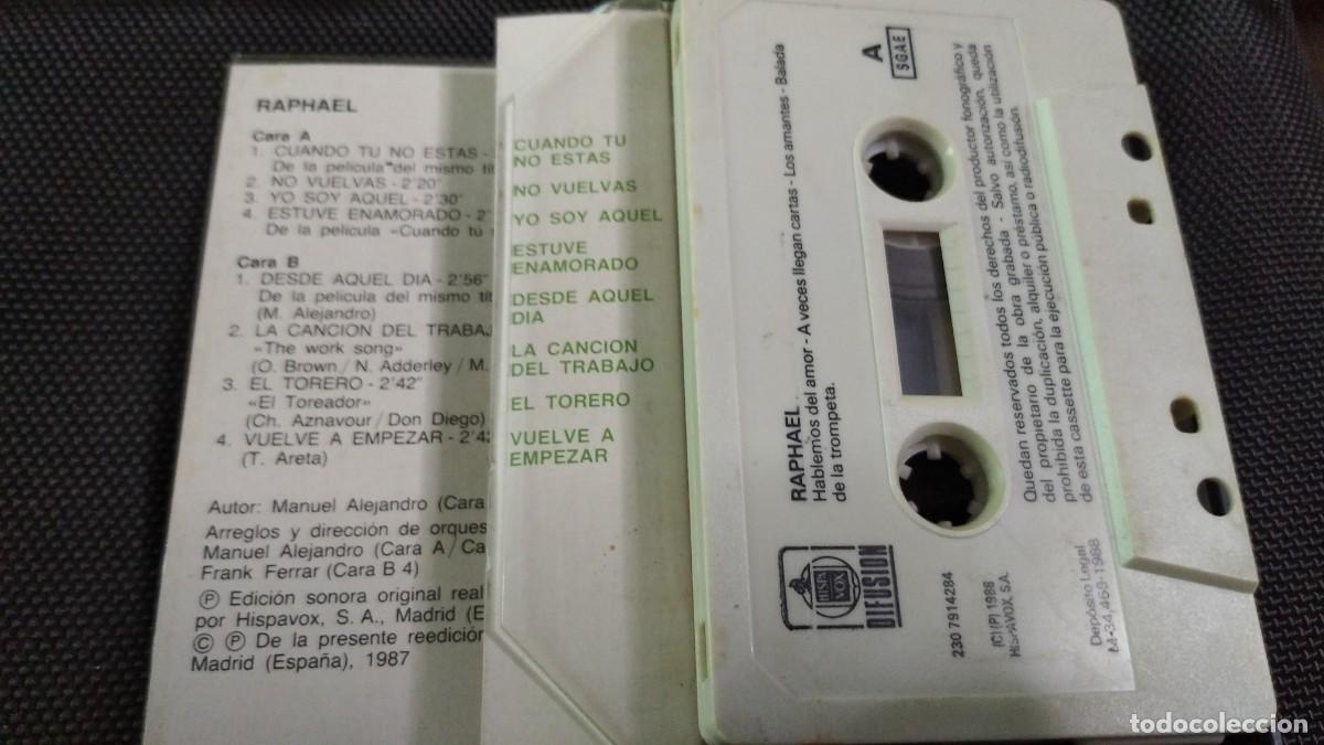 Casetes antiguos: Casete Raphael - Hispavox. - Foto 3