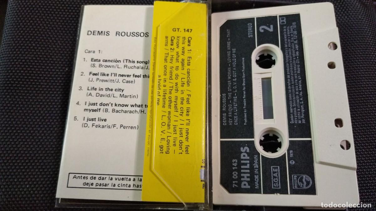Casetes antiguos: Casete Demis Roussos. - Foto 2
