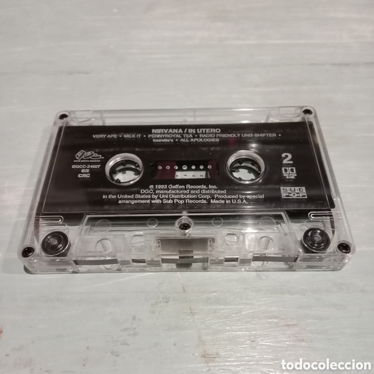 Casetes antiguos: NIRVANA - IN UTERO - CASSETTE - Foto 5