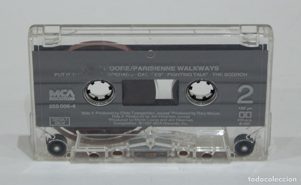 Casetes antiguos: RAREZA. GARY MOORE MISPRESS - MCA 1987 ERROR DE FABRICA. - Foto 4
