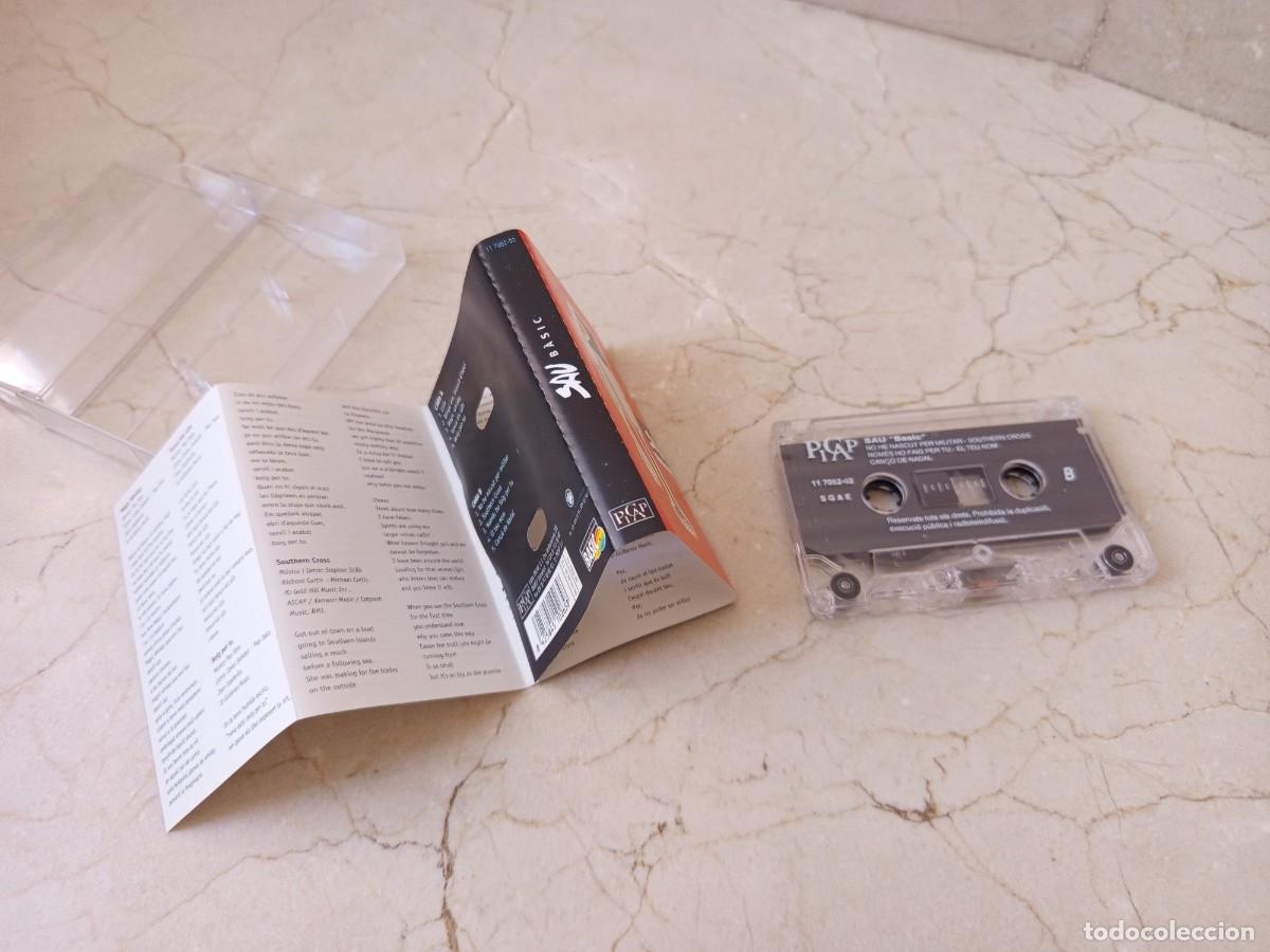 Casetes antiguos: Antic cassette Basic de Sau. Musica en Catalan - Foto 2
