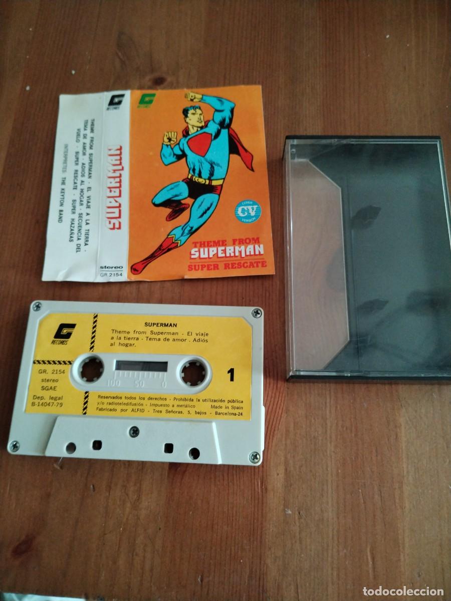 Casetes antiguos: Superman - theme from Superman super rescate - Foto 2