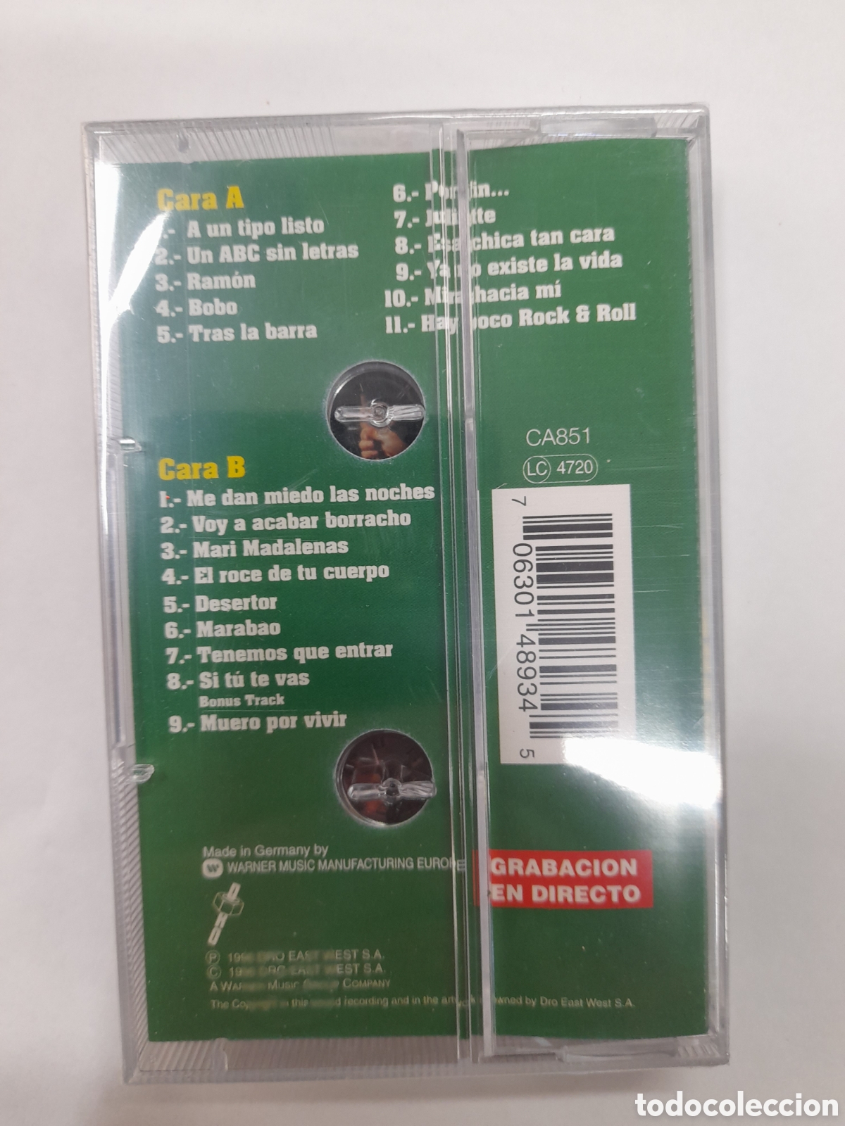 Casetes antiguos: Platero y tu. A Pelo. - Foto 2