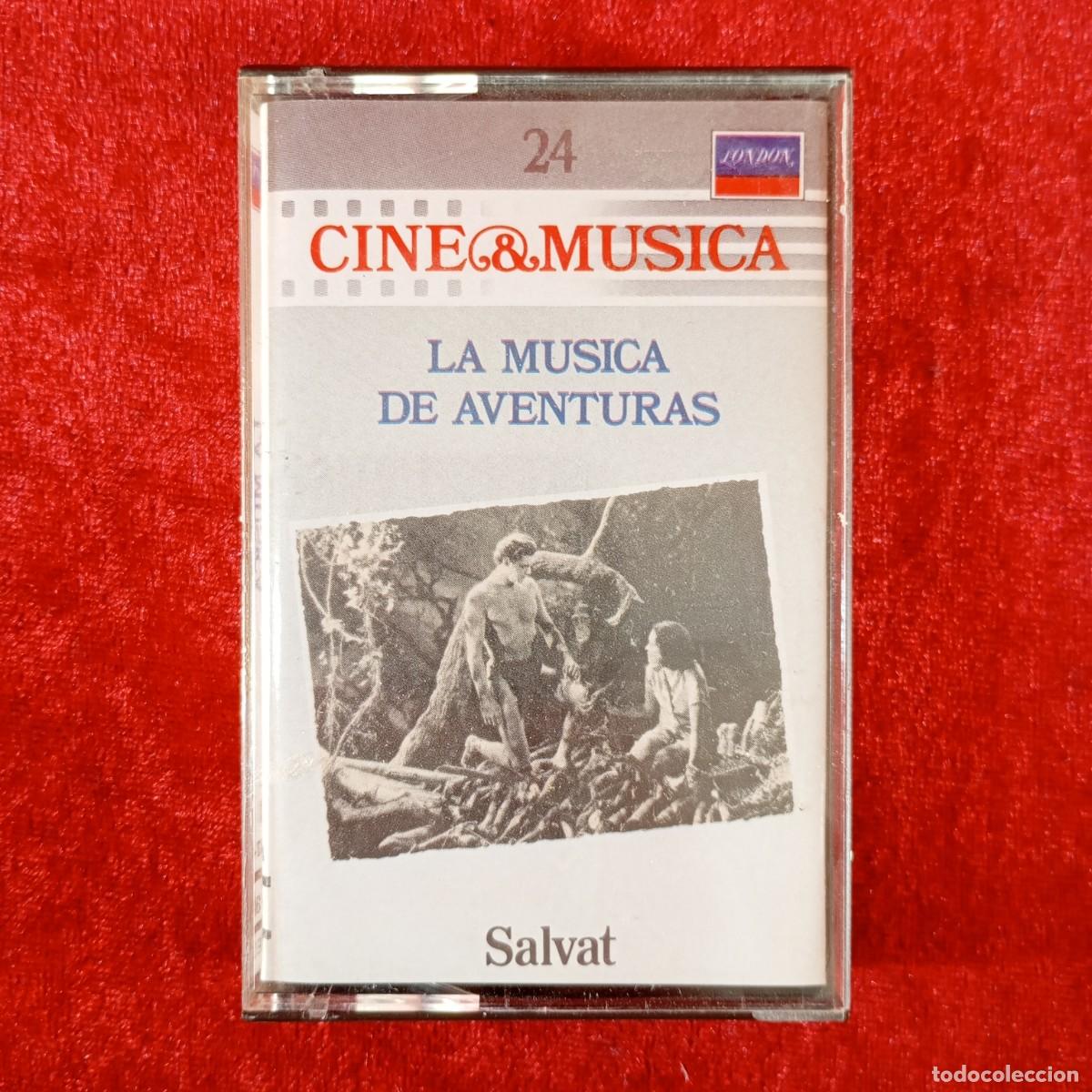 Old Cassettes: LA MUSICA DE AVENTURAS - CINE & MUSICA, N&ordm;24 - CASETE - 6+5 PISTAS - 832 087-4 / 2538