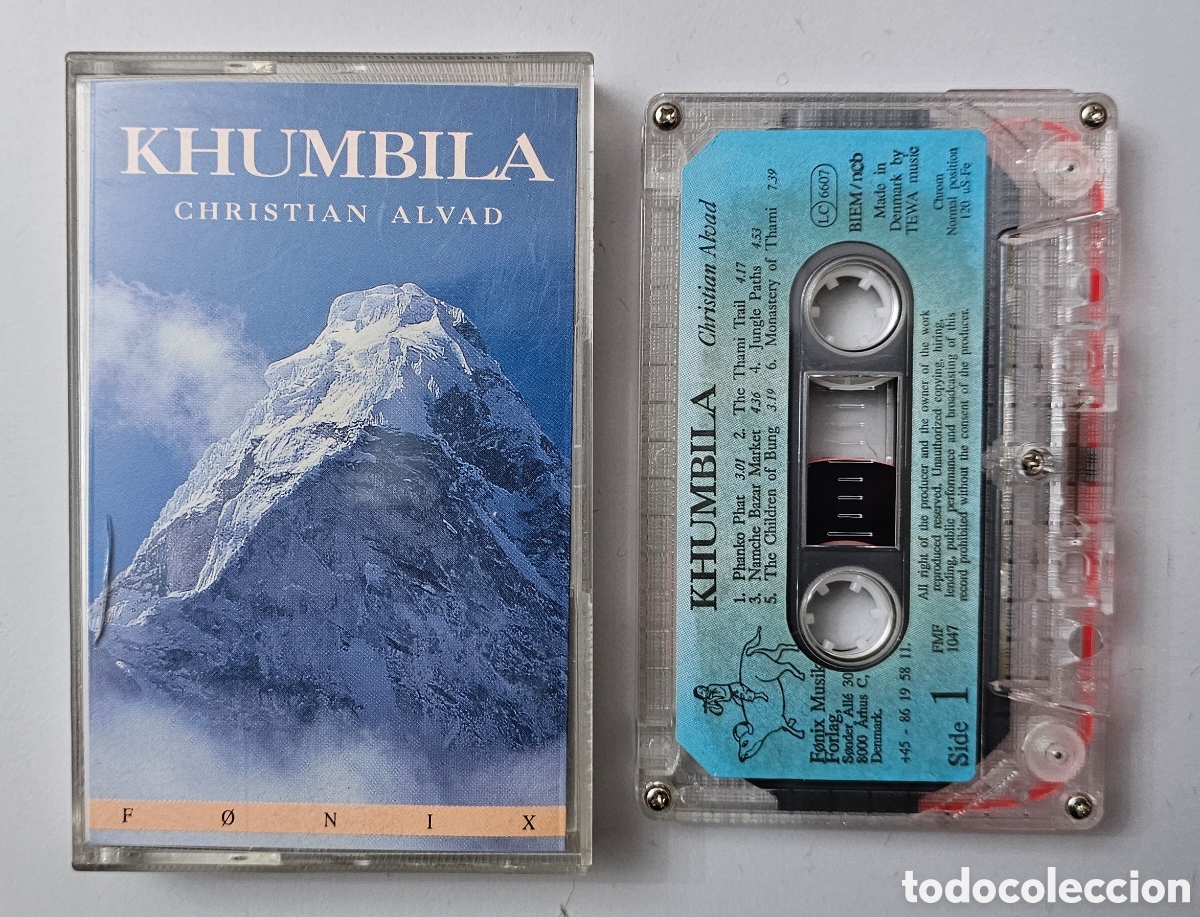 Old Cassettes: CASSETTE CHRISTIAN ALVAD - Khumbila (Dinamarca - F&oslash;nix Musik - 1992) New Age Experimental Ambient