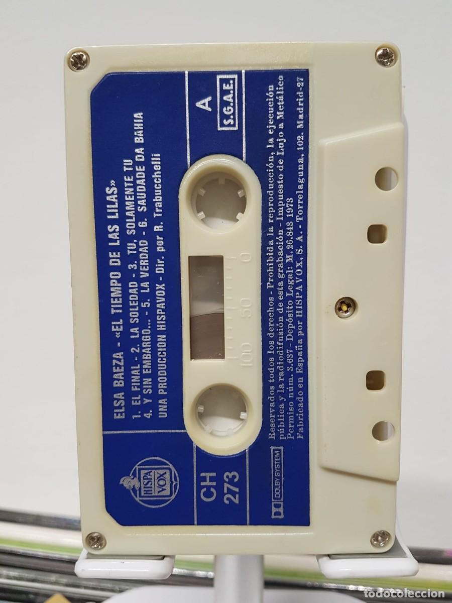 Casetes antiguos: Elsa Baeza - El Tiempo de las Lilas (Cassette) - Foto 4