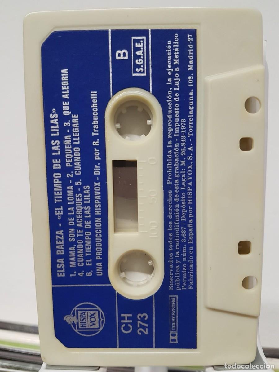 Casetes antiguos: Elsa Baeza - El Tiempo de las Lilas (Cassette) - Foto 5