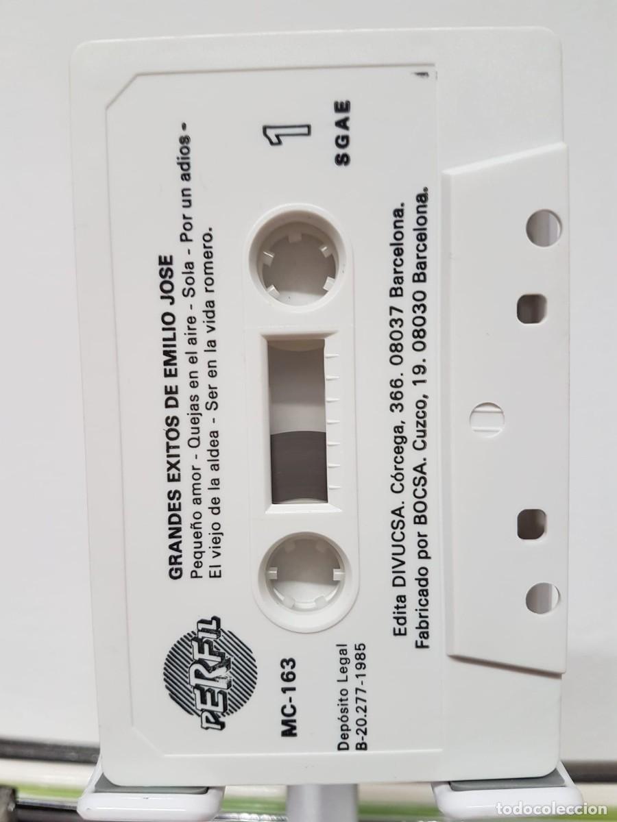 Casetes antiguos: Emilio Jos&eacute; - Grandes &Eacute;xitos (Cassette) - Foto 4