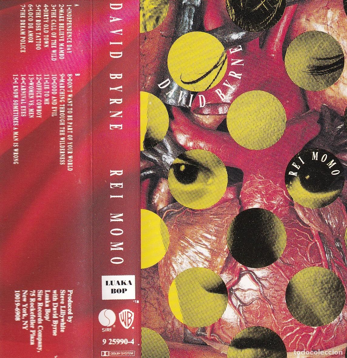 Casetes antiguos: David Byrne - Rei Momo - Foto 2