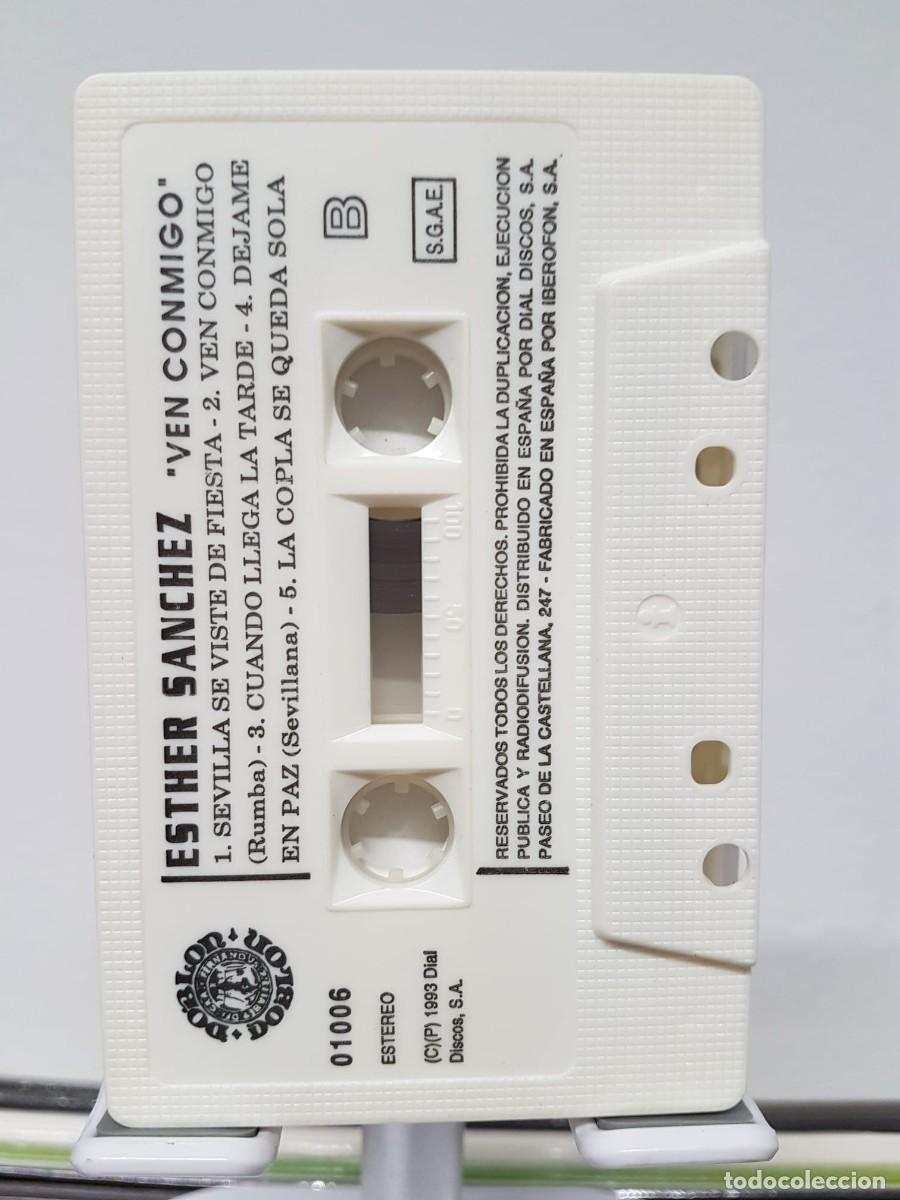 Casetes antiguos: Esther Sanchez - Ven Conmigo (Cassette) - Foto 5