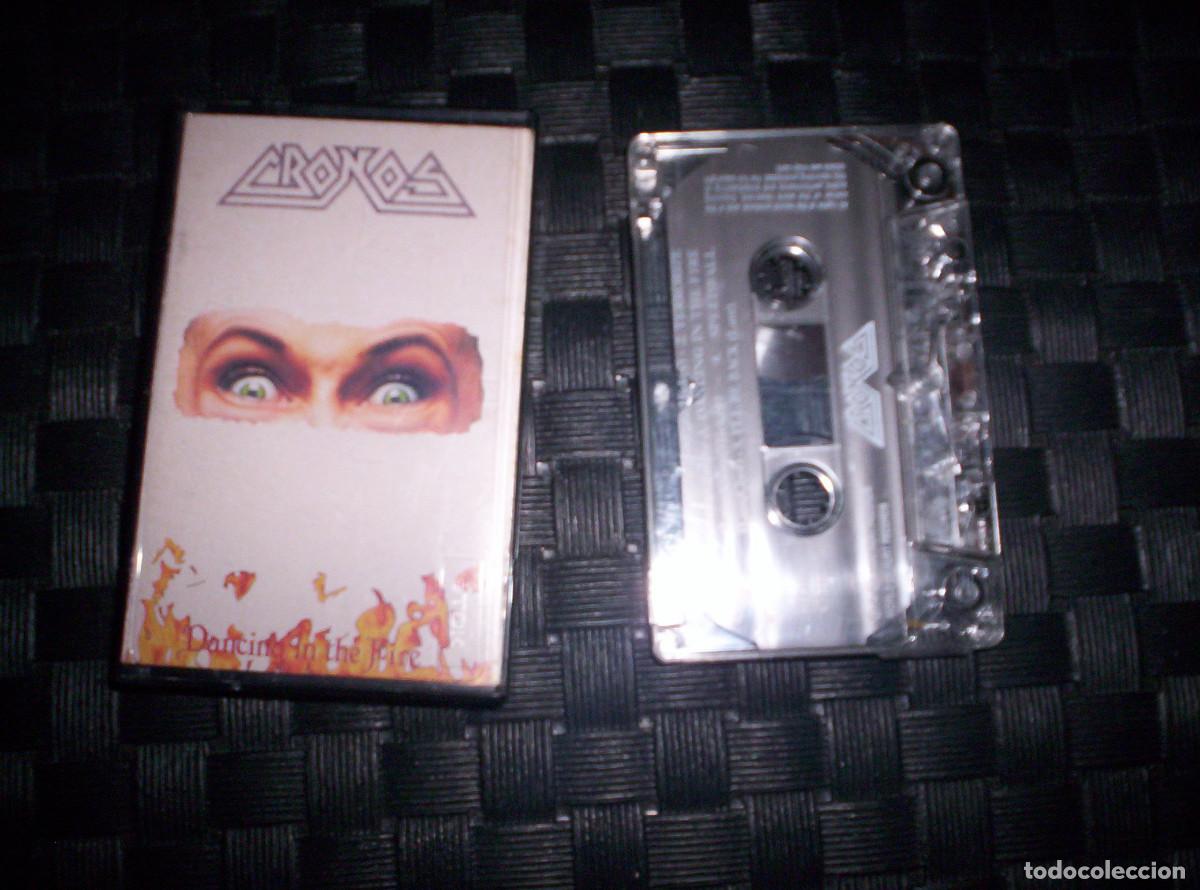 Casetes antiguos: Cronos- Dancing in the fire cassete WCS1009