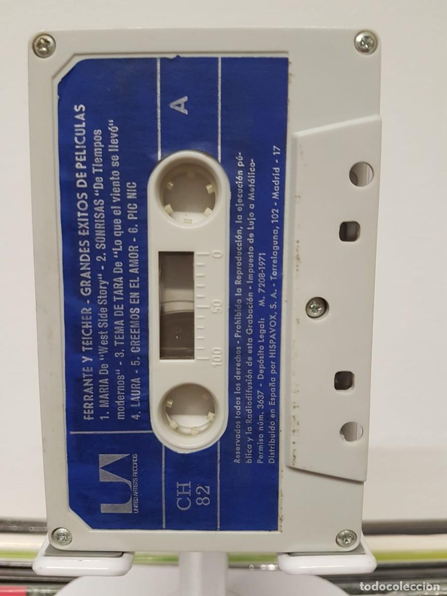 Casetes antiguos: Ferrante y Teicher - Grandes &Eacute;xitos de Pel&iacute;culas (Cassette) - Foto 4