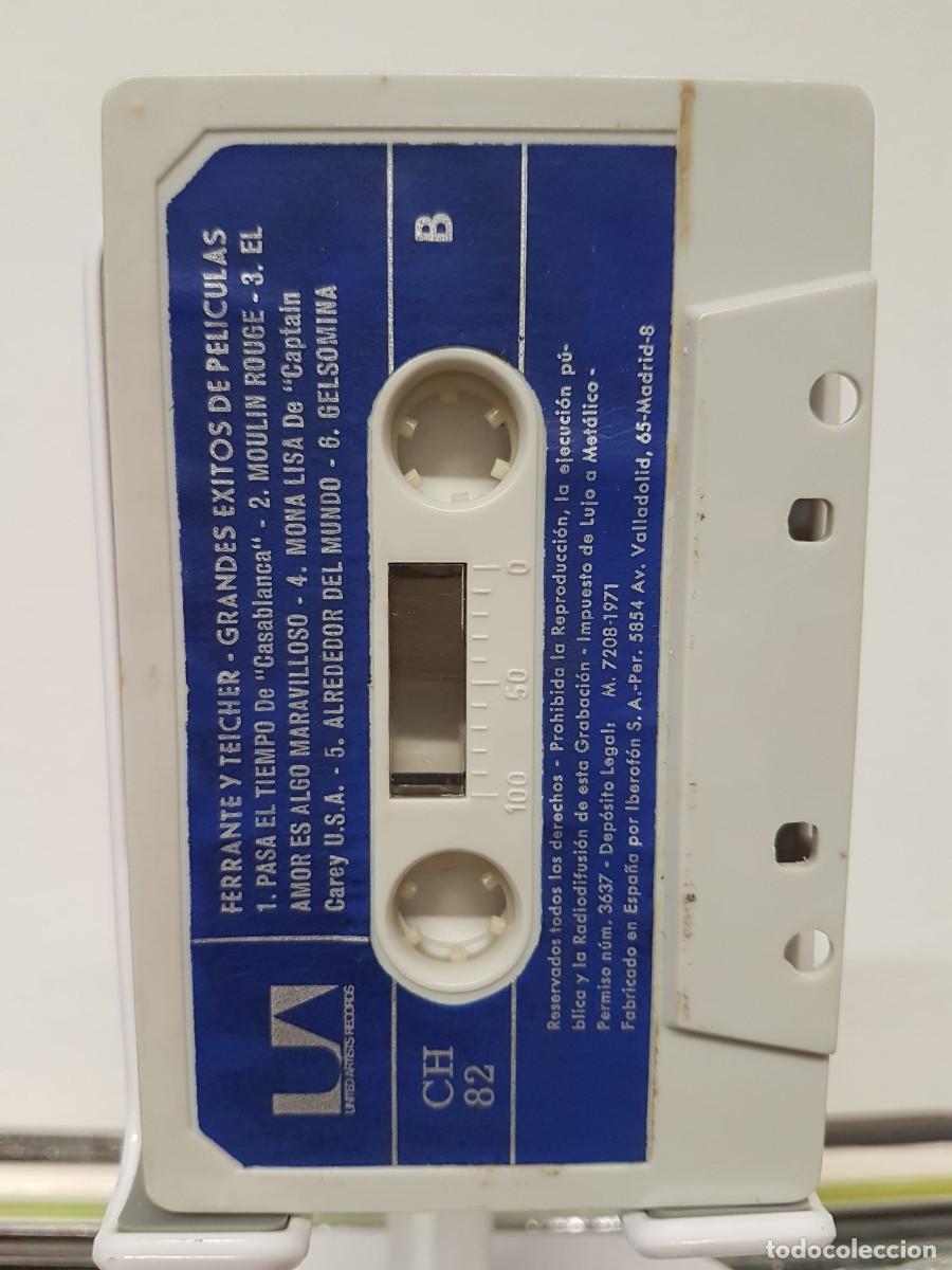 Casetes antiguos: Ferrante y Teicher - Grandes &Eacute;xitos de Pel&iacute;culas (Cassette) - Foto 5