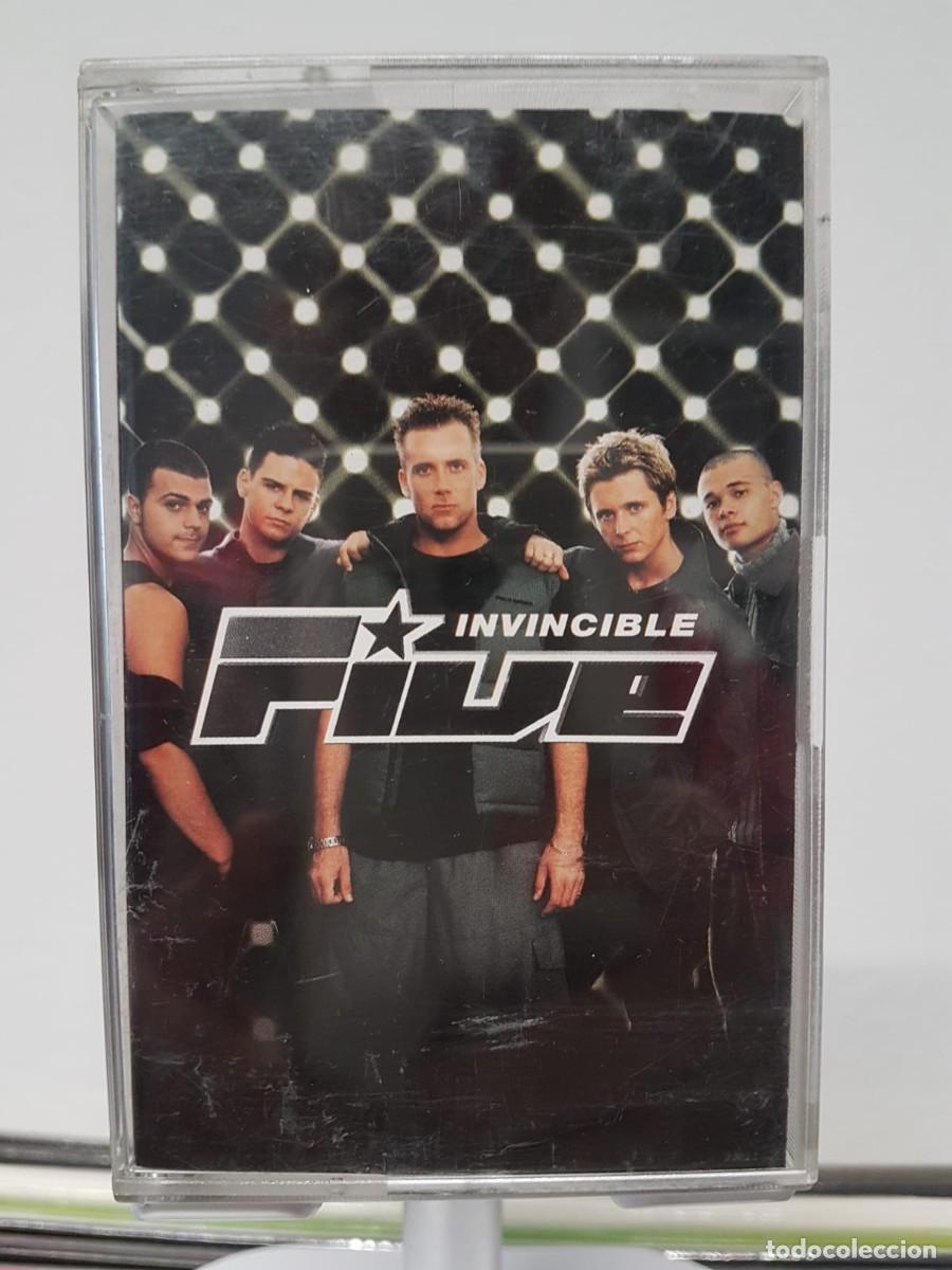 Casetes antiguos: Five - Invincible (Cassette) - Foto 1