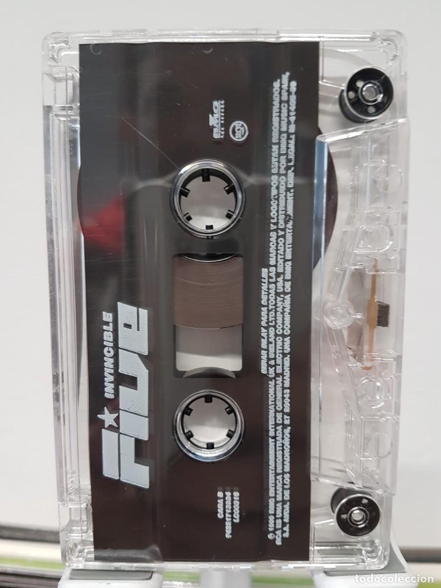 Casetes antiguos: Five - Invincible (Cassette) - Foto 5