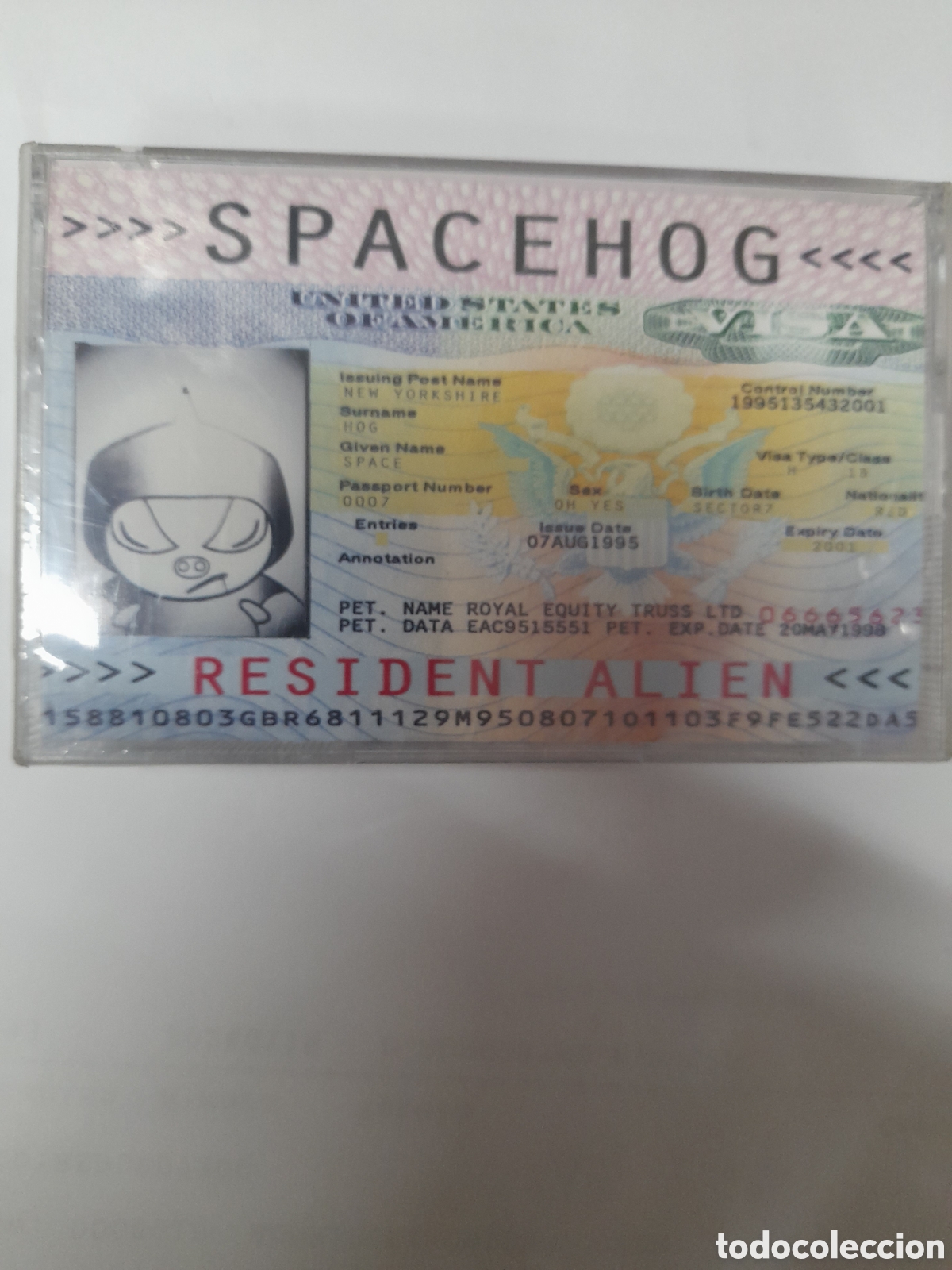 Casetes antiguos: SPACEHOG. RESUDENT ALIEN. - Foto 2