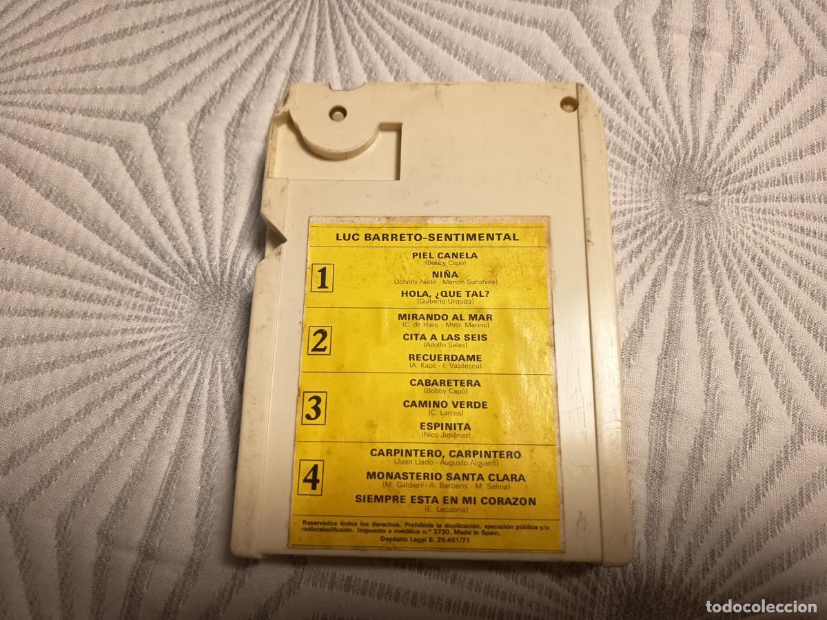 Casetes antiguos: Luc Barreto &ndash; Sentimental. 8 track - Foto 2