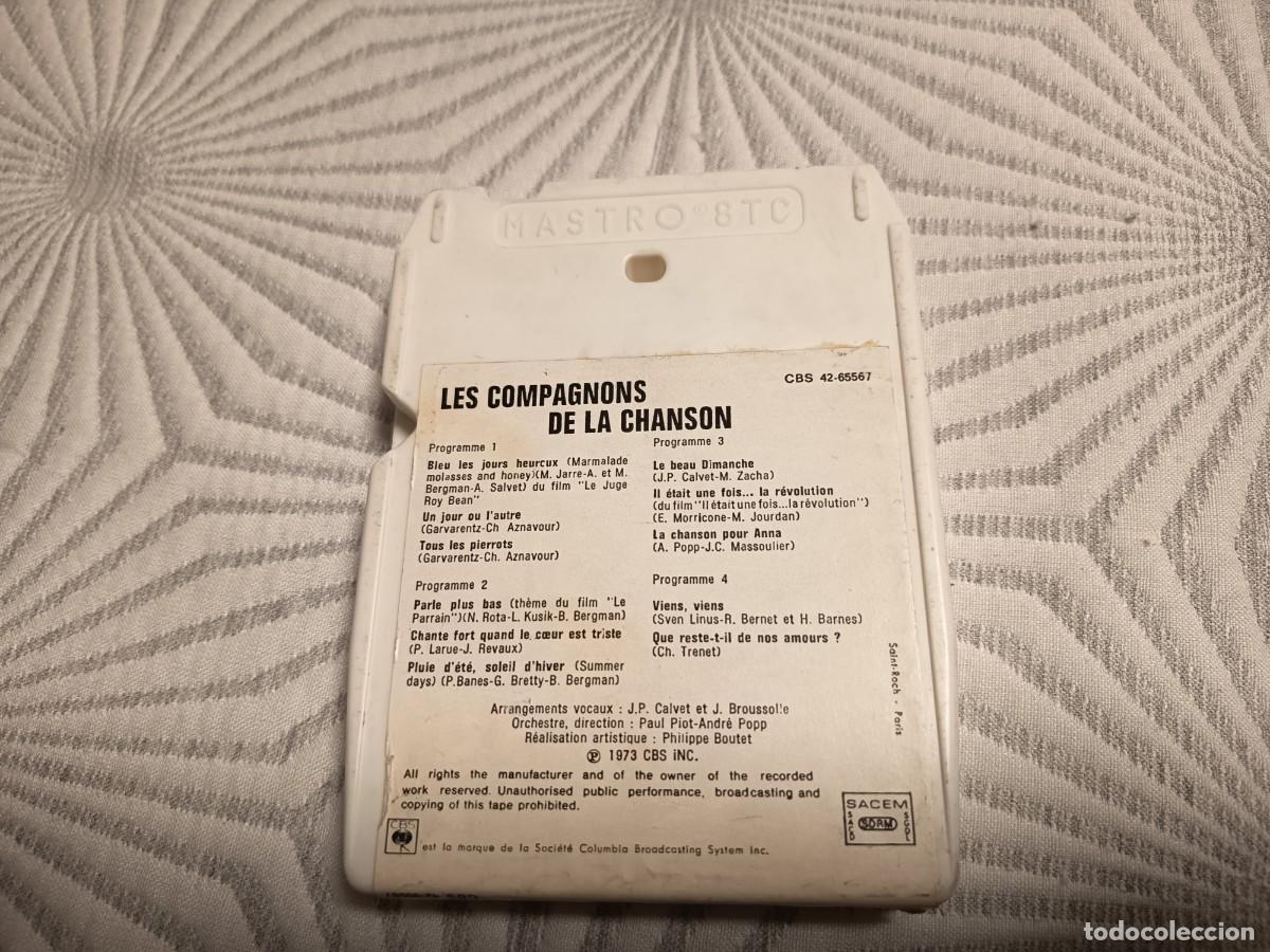 Casetes antiguos: Les Compagnons De La Chanson. 8 track - Foto 2