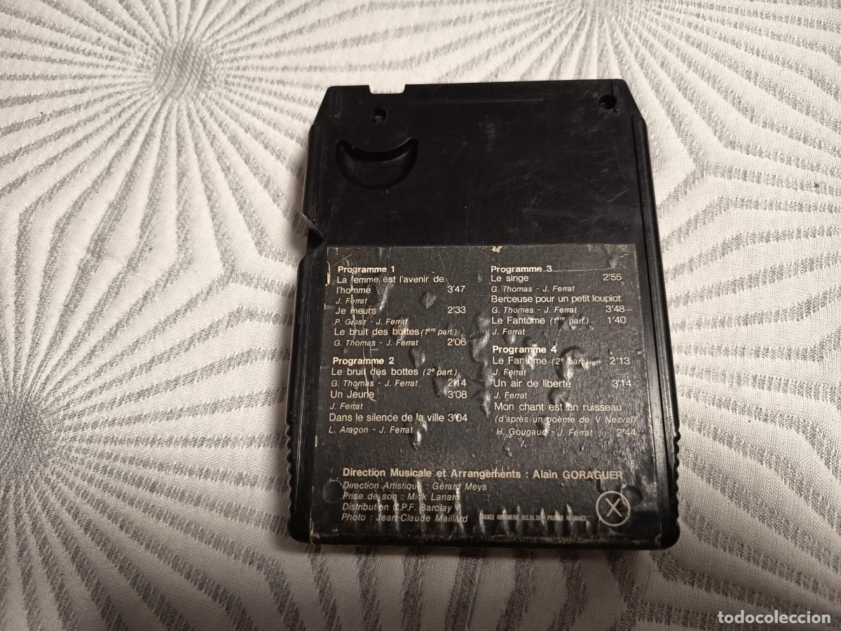 Casetes antiguos: jean Ferrat. 8 track - Foto 2